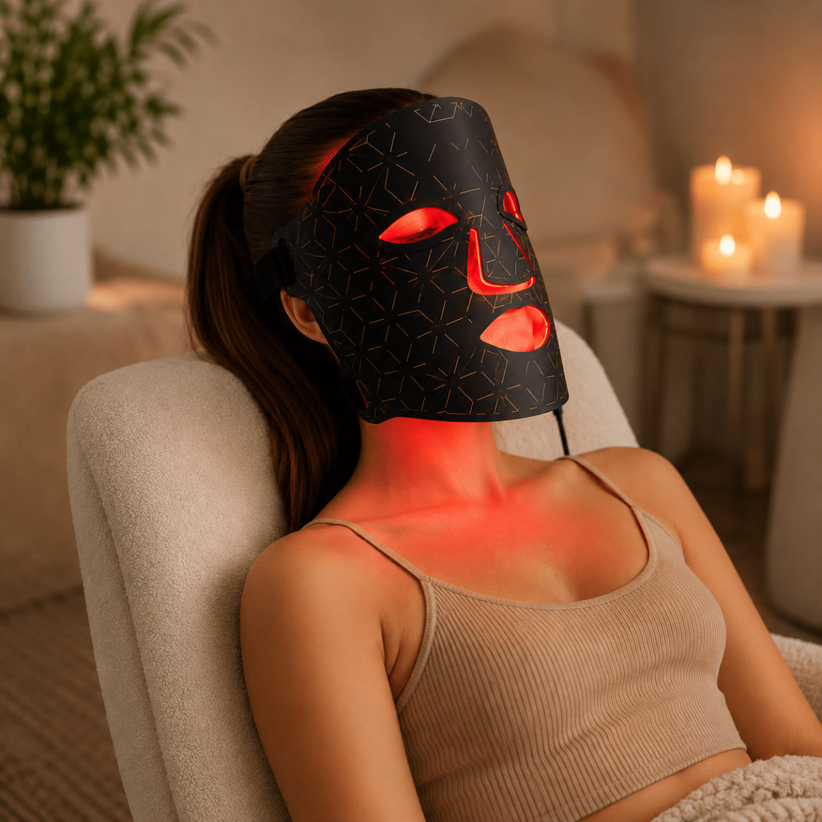 InfraRed Light Therapy Face Mask - Novoplus